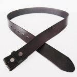 Echtledergürtel - schwarzbraun Medium - (M) 105cm