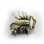 Gürtelschnalle - 3D Skorpion - Scorpion - Buckle