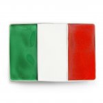 Gürtelschnalle Flagge - Italien - Italy