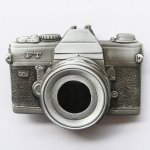 G&uuml;rtelschnalle - Fotoapparat