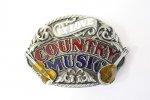 G&uuml;rtelschnalle - I Love Country Music