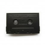 Gürtelschnalle - Musikkassette schwarz - Rock Star - Buckle