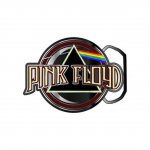 Gürtelschnalle - Pink Floyd mit fluoreszierender Umrandung