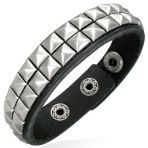 Nietenarmband - silber 2-reihig