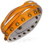 Nietenarmband - orange