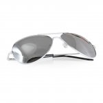Pilotenbrille - silber mit verspiegelten Gläsern