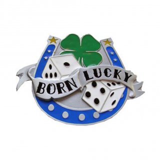 Gürtelschnalle - Born Lucky Buckle