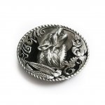 Gürtelschnalle - Heulender Wolf - Western - Biker Buckle