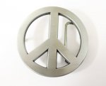 Gürtelschnalle - Peace - Friedenszeichen - Buckle