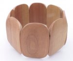 Holz Armreifen - oval 2