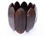 Holz Armreifen - oval