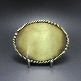 Gürtelschnalle Classic - used Oval - Gold - Silber